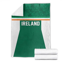 Ireland Rugby Blanket Old Retro Style