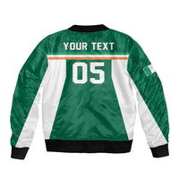 Custom Ireland Rugby Bomber Jacket Old Retro Style