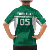 Custom Ireland Rugby Family Matching Mermaid Dress and Hawaiian Shirt Old Retro Style