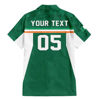 Custom Ireland Rugby Family Matching Mermaid Dress and Hawaiian Shirt Old Retro Style