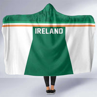 Ireland Rugby Hooded Blanket Old Retro Style