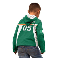 Custom Ireland Rugby Kid Hoodie Old Retro Style