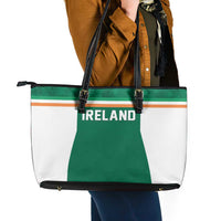 Ireland Rugby Leather Tote Bag Old Retro Style