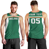 Custom Ireland Rugby Men Tank Top Old Retro Style