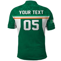 Custom Ireland Rugby Polo Shirt Old Retro Style