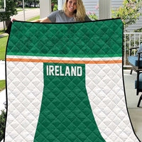 Ireland Rugby Quilt Old Retro Style