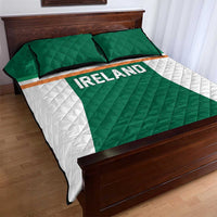 Ireland Rugby Quilt Bed Set Old Retro Style