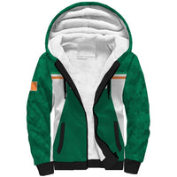 Custom Ireland Rugby Sherpa Hoodie Old Retro Style