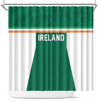 Ireland Rugby Shower Curtain Old Retro Style