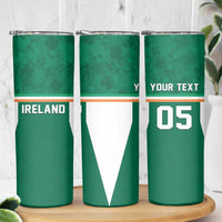 Custom Ireland Rugby Skinny Tumbler Old Retro Style