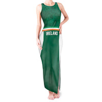 Custom Ireland Rugby Tank Maxi Dress Old Retro Style