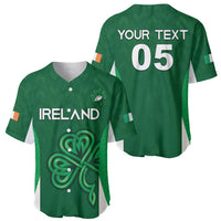 Custom Ireland Rugby Baseball Jersey Irish Celtic Shamrock