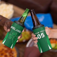 Custom Ireland Rugby 4 in 1 Can Cooler Tumbler Irish Celtic Shamrock