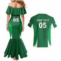 Custom Ireland Rugby Couples Matching Mermaid Dress and Hawaiian Shirt Irish Celtic Shamrock