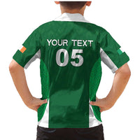 Custom Ireland Rugby Family Matching Mermaid Dress and Hawaiian Shirt Irish Celtic Shamrock