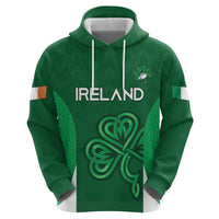 Custom Ireland Rugby Hoodie Irish Celtic Shamrock