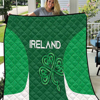Ireland Rugby Quilt Irish Celtic Shamrock