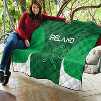 Ireland Rugby Quilt Irish Celtic Shamrock