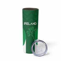 Custom Ireland Rugby Skinny Tumbler Irish Celtic Shamrock