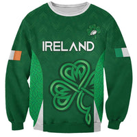 Custom Ireland Rugby Sweatshirt Irish Celtic Shamrock