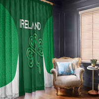 Ireland Rugby Window Curtain Irish Celtic Shamrock