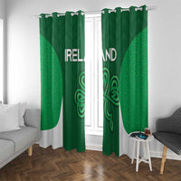 Ireland Rugby Window Curtain Irish Celtic Shamrock