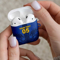 Custom Bosnia And Herzegovina Football AirPods Case Zmajevi Rising Strong