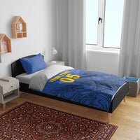 Custom Bosnia And Herzegovina Football Bedding Set Zmajevi Rising Strong