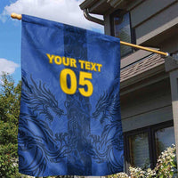 Custom Bosnia And Herzegovina Football Garden Flag Zmajevi Rising Strong