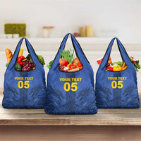Custom Bosnia And Herzegovina Football Grocery Bag Zmajevi Rising Strong