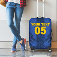Custom Bosnia And Herzegovina Football Luggage Cover Zmajevi Rising Strong