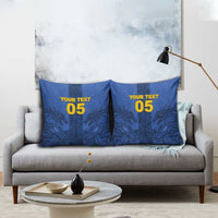 Custom Bosnia And Herzegovina Football Pillow Cover Zmajevi Rising Strong