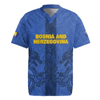 Custom Bosnia And Herzegovina Football Rugby Jersey Zmajevi Rising Strong
