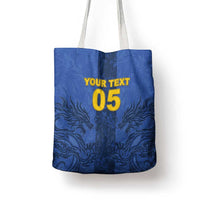Custom Bosnia And Herzegovina Football Tote Bag Zmajevi Rising Strong