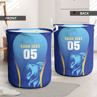 Custom Saint Lucia 2026 Cricket Laundry Basket Kings Never Fall