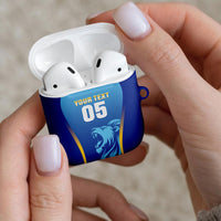 Custom Saint Lucia 2026 Cricket AirPods Case Kings Never Fall