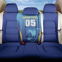 Custom Saint Lucia 2026 Cricket Back Car Seat Cover Kings Never Fall