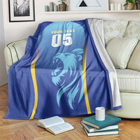 Custom Saint Lucia 2026 Cricket Blanket Kings Never Fall