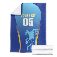 Custom Saint Lucia 2026 Cricket Blanket Kings Never Fall