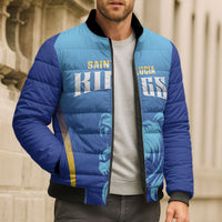 Custom Saint Lucia 2026 Cricket Bomber Puffer Jacket Kings Never Fall