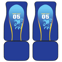 Custom Saint Lucia 2026 Cricket Car Mats Kings Never Fall