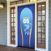 Custom Saint Lucia 2026 Cricket Door Cover Kings Never Fall