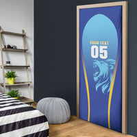Custom Saint Lucia 2026 Cricket Door Cover Kings Never Fall