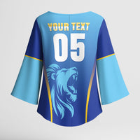 Custom Saint Lucia 2026 Cricket Kimono Sleeve Blouse Kings Never Fall