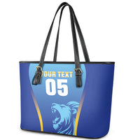 Custom Saint Lucia 2026 Cricket Leather Tote Bag Kings Never Fall