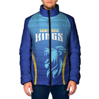 Custom Saint Lucia 2026 Cricket Padded Jacket Kings Never Fall