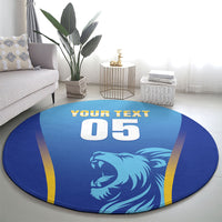 Custom Saint Lucia 2026 Cricket Round Carpet Kings Never Fall