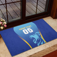Custom Saint Lucia 2026 Cricket Rubber Doormat Kings Never Fall