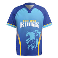 Custom Saint Lucia 2026 Cricket Rugby Jersey Kings Never Fall