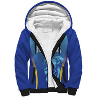 Custom Saint Lucia 2026 Cricket Sherpa Hoodie Kings Never Fall